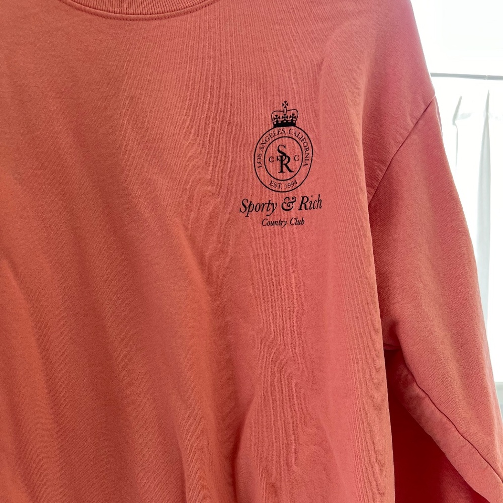 Sporty & Rich crewneck sweatshirt - size s